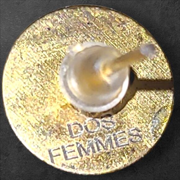 Embroidered Rhinestone Yeehaw White Cowgirl Hat Statement Earrings By Dos Femmes - Picture 6 of 6